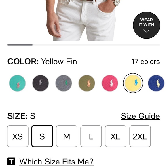 Polo Ralph Lauren Men's Classic-Fit Mesh Shirt - Yellow - Picture 11 of 12